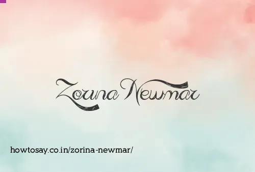 Zorina Newmar