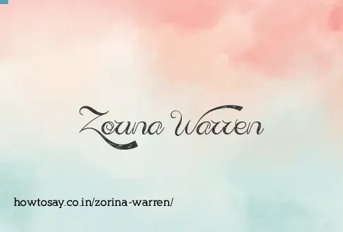 Zorina Warren