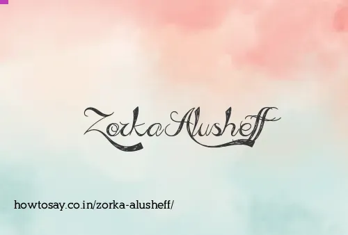 Zorka Alusheff