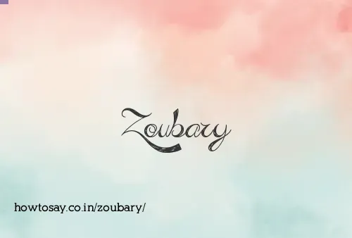 Zoubary