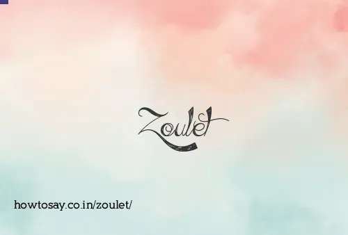 Zoulet