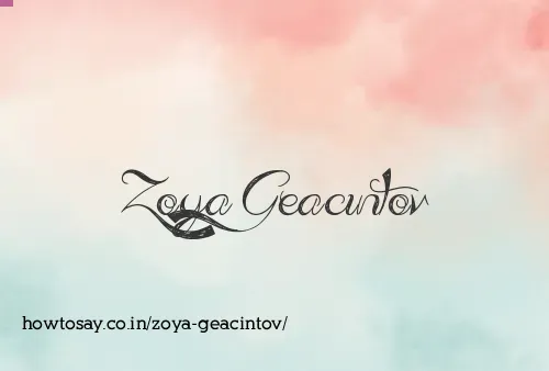 Zoya Geacintov