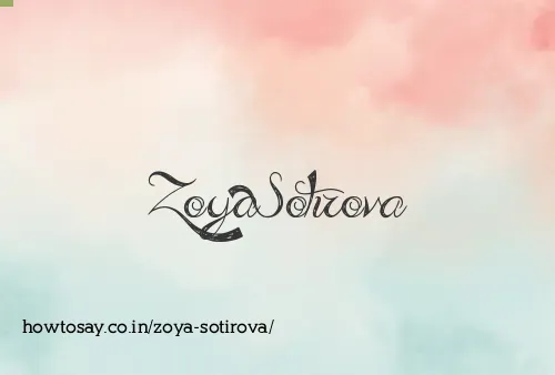Zoya Sotirova