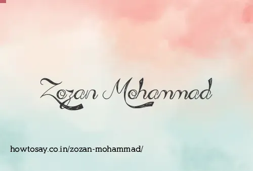 Zozan Mohammad