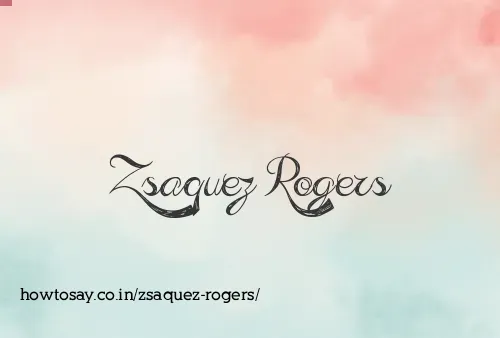 Zsaquez Rogers