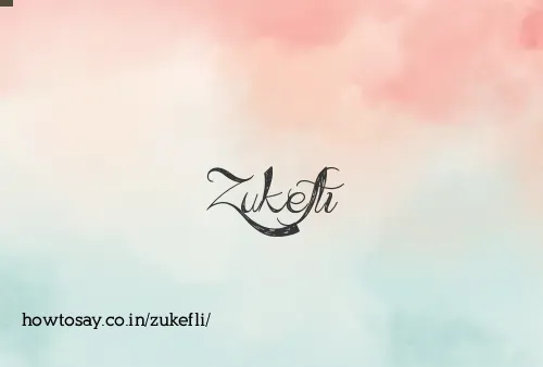 Zukefli