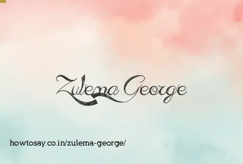 Zulema George