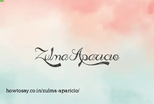 Zulma Aparicio
