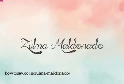 Zulma Maldonado