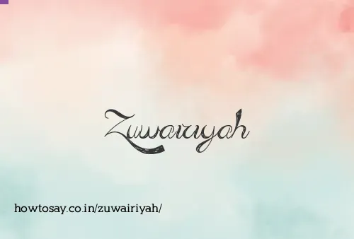 Zuwairiyah