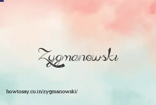 Zygmanowski
