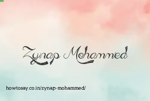 Zynap Mohammed