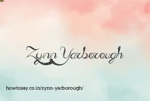 Zynn Yarborough